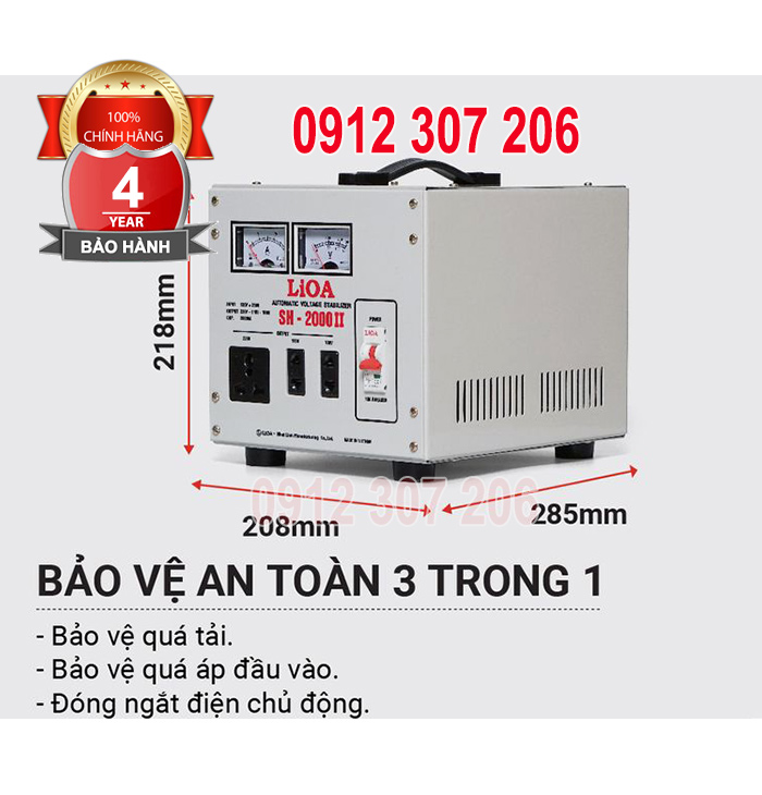 ỔN ÁP LIOA 2KVA SH 