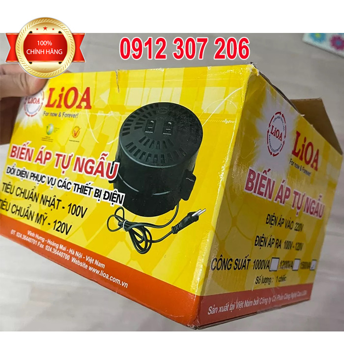 Biến Áp Lioa 1500VA Giá Rẻ 