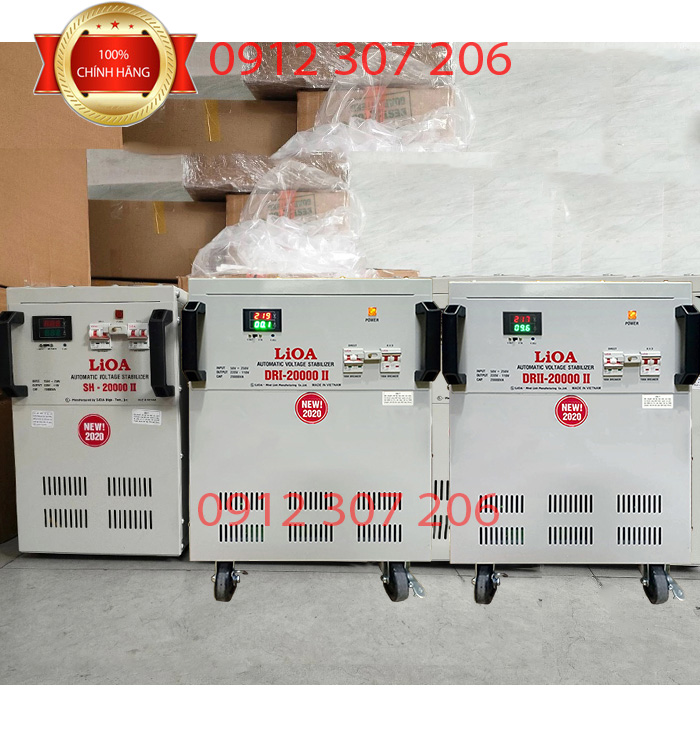 HÌNH ẢNH KÍCH THƯỚC LIOA 20KVA ĐỜI MỚI