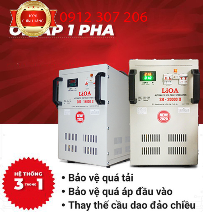 BÁN ỔN ÁP LIOA 20KVA SH