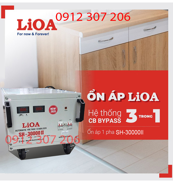 ỔN ÁP LIOA 30KVA SH-30000II-NEW